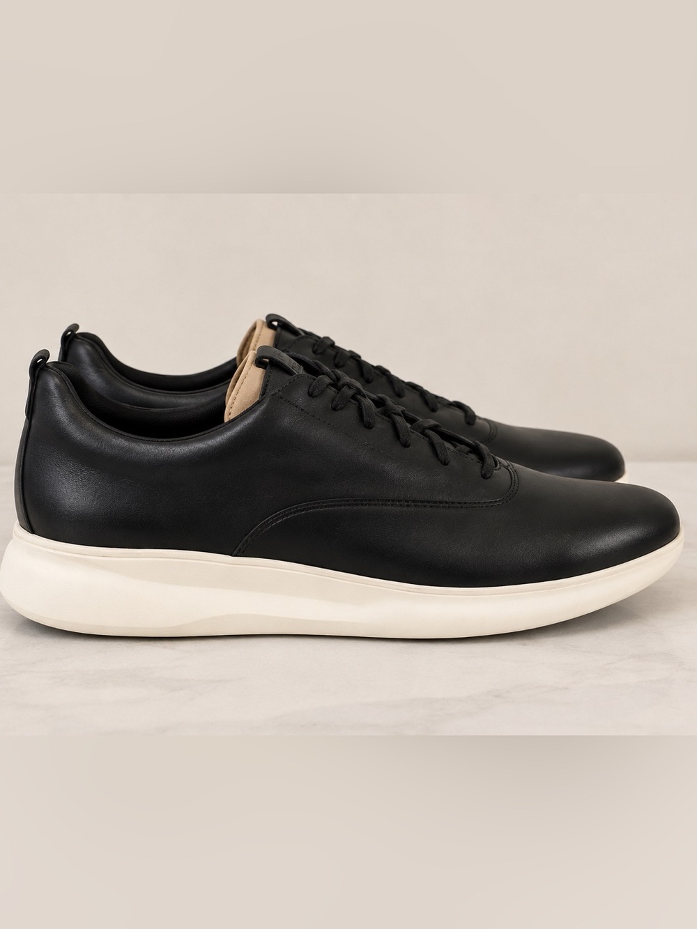 Cole Haan Grand 360 Black Leather Sneakers Men’s